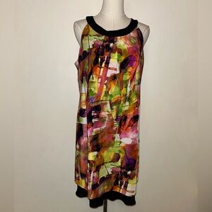 💚💜Marc New York Watercolors Abstract Dress💜💚